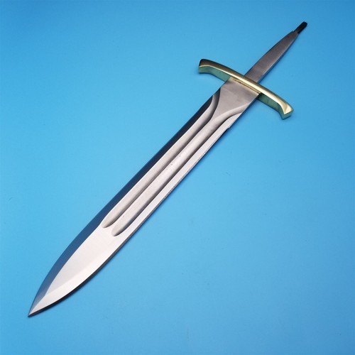 Knife Blade Blank Fixed Stainless Steel Full Tang Dagger 15.5" x 11" DIY Maker - Picture 1 of 14