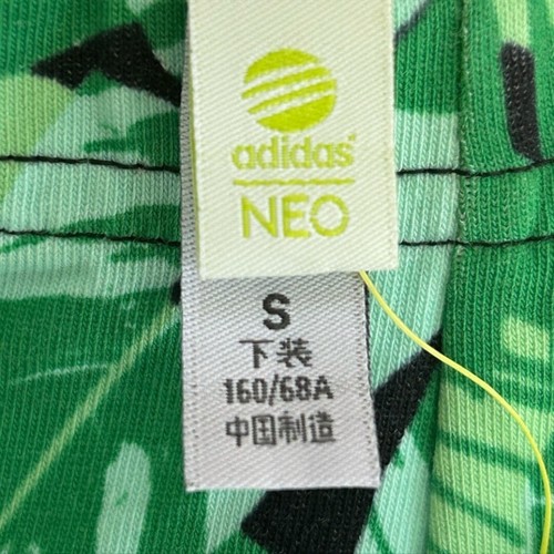 Adidas Neo Label Tropical leggings donna floreali verde taglia small nuovi con etichetta - Foto 4 di 7