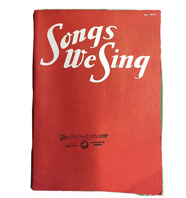 Songs We Sing 2nd Edition Sheet Music Vintage 