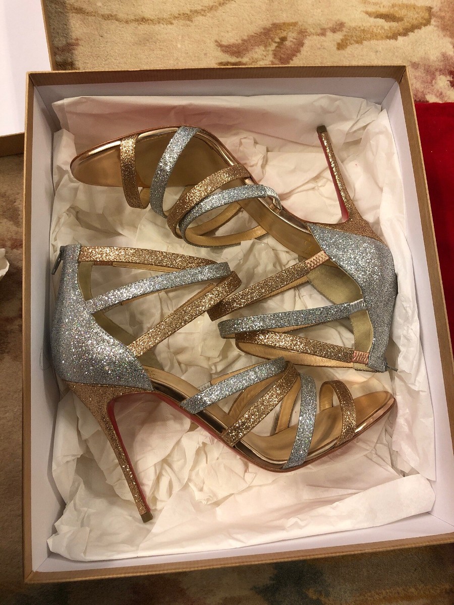 ★素敵★Christian Louboutin★『Oマリリン100』 レザーサンダル Christian Louboutin O Marylin 100 Black Leather Slingback