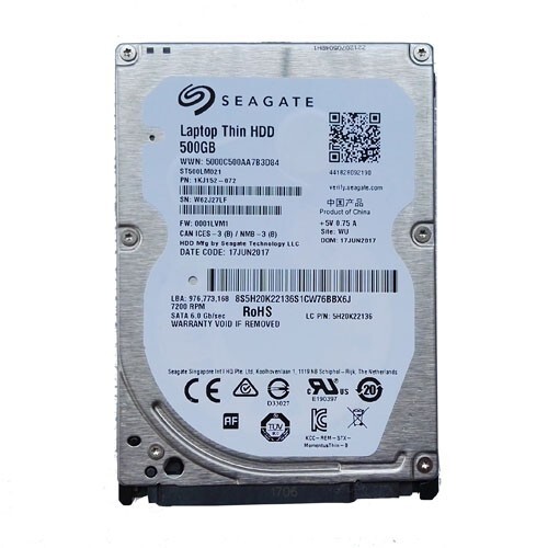 Seagate 500GB ST500LM021 7200RPM 32MB SATA 2.5" Laptop HDD Hard Disk Drive - Picture 1 of 5