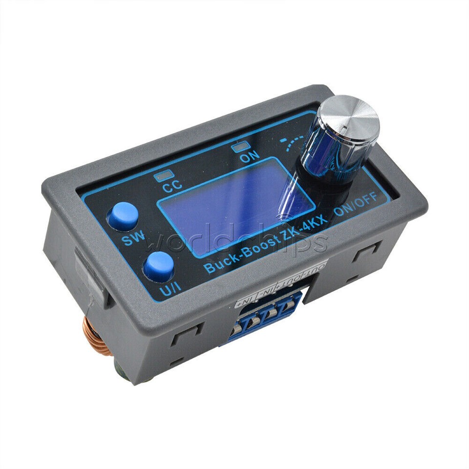 DC Adjustable Step Up Down Buck Boost Power Supply Voltage Regulator ...