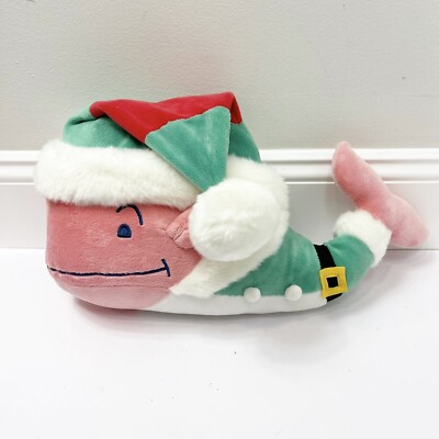 Vineyard Vines Holiday Christmas Elf Santa Hat Whale Plush 16 - Main Image