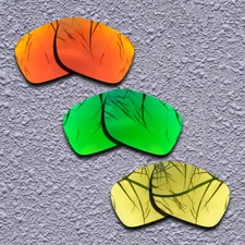 Fire Red&Green&Golden Polarized Replacement Lens For-Oakley Holbrook Mix OO9384 
