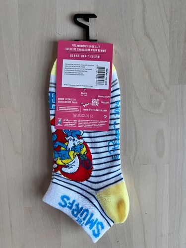 Lustige nostalgische Schlümpfe Cartoon Damensocken 80er Jahre Größe 6 - 9,5 - Bild 3 von 9