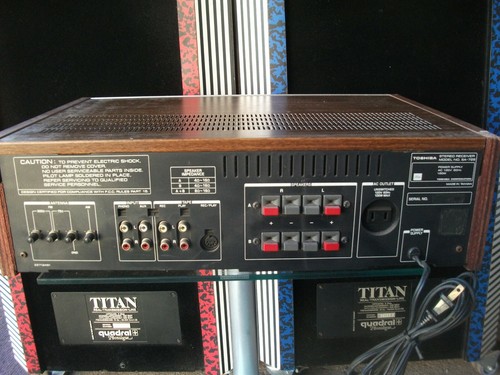 Seltener Toshiba Stereo Hifi Receiver im Holzgehäuse gebaut 1978 - Bild 9 von 9