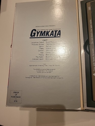 Gymkata. VHS Big Book Box. MGM/UA. - Picture 7 of 7