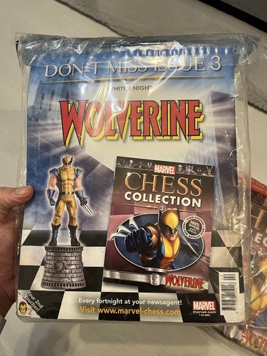 Marvel Chess Collection X 2 Brand New And Sealed Wolverine #3 Iron Man #2 - Imagen 4 de 8