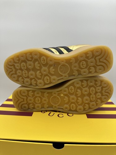 Adidas x Gucci Wmns Cuña Gazelle Oro Metálico Talla 7 EE. UU./5.5 Reino Unido - Imagen 17 de 20