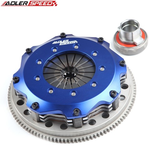 8.5" Racing Twin Disc Clutch + Flywheel For BMW 325 328 525 528 M3 Z3 E34 E36 - Picture 5 of 10