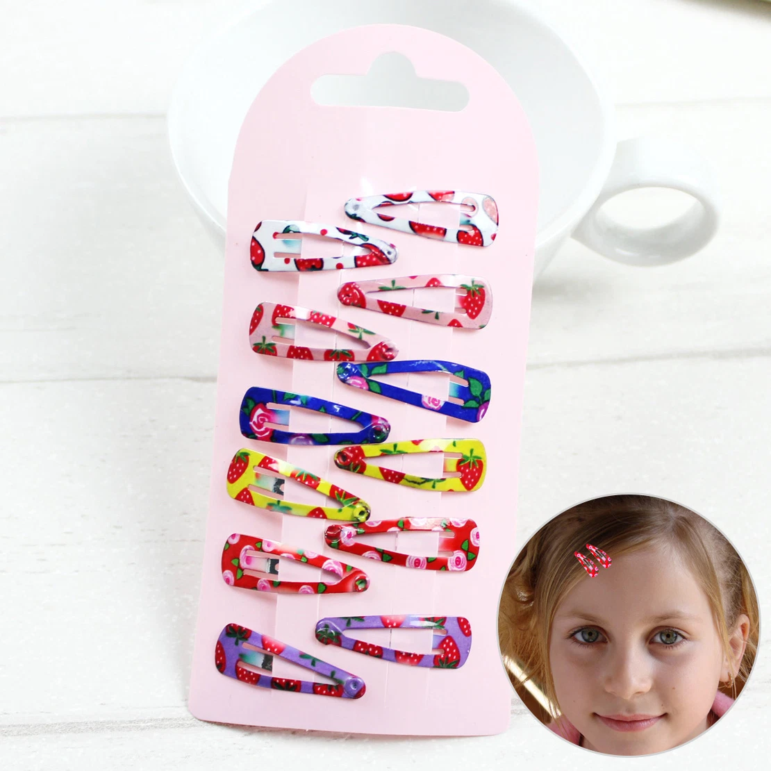 Baby snap hair clips sales