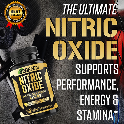 Nitric Oxide Supplements 4650Mg - High Formula with L-Arginine, L-Citrulline, Tr - Picture 6 of 12