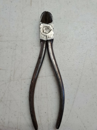 6" VINTAGE No. 4600-6 Kraeuter Diagonal Wire Cutter Pliers USA - Picture 4 of 6