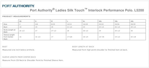 Port Authority Womens Silk Touch Interlock Performance Polo Shirt L5200 - Picture 2 of 21