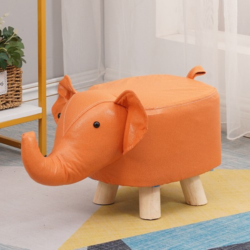 Elephant Stool Cover Children's Animal Shape Stool Cover Cute Low Stool Cover - Picture 13 of 33