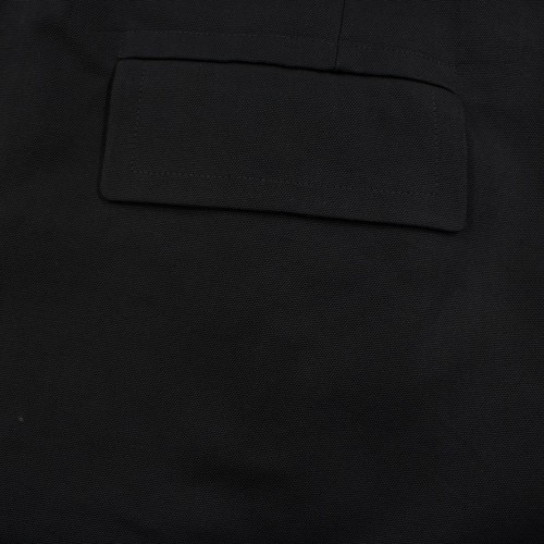 Nuevo sin etiquetas Abrigo Ralph Lauren Etiqueta Púrpura Negro Lona Charretera Dbl Pecho Balmoral 46 - Imagen 6 de 12