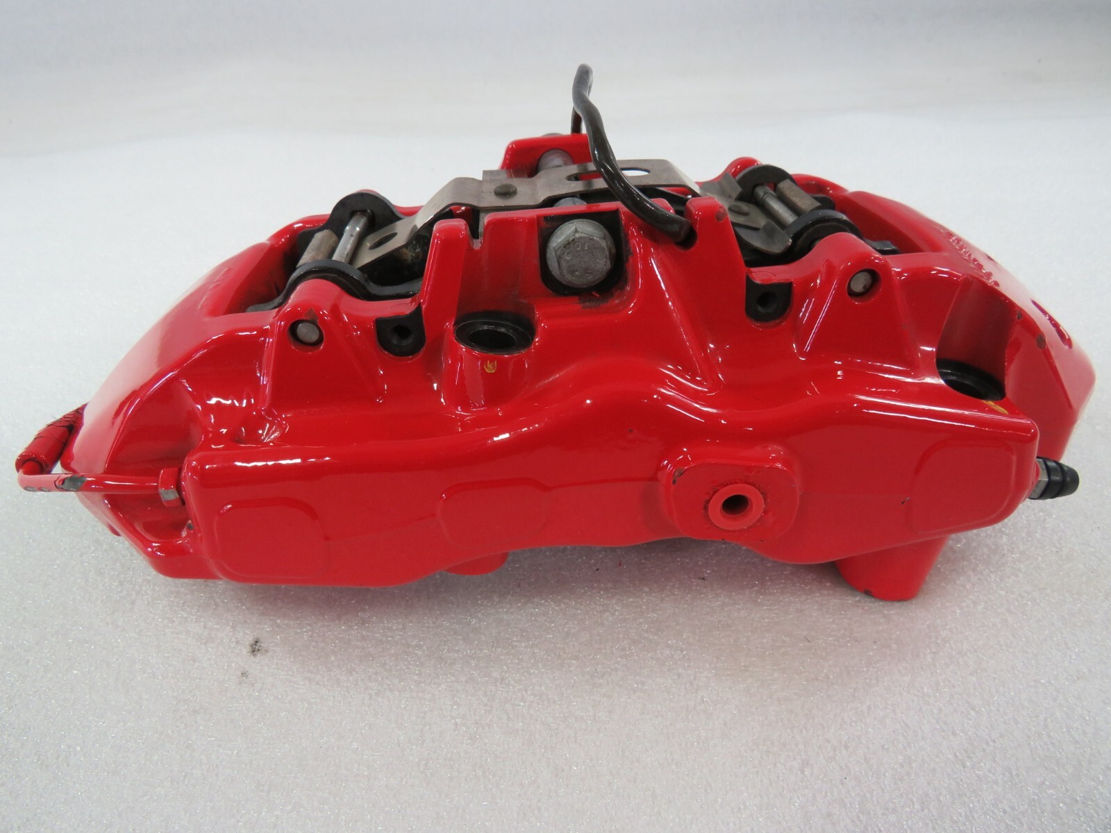 Ferrari 599 GTB, LH, Left, Front Caliper, CCM Version, Red, P/N 219357