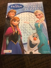 Disney Frozen Word Search Puzzles Activity Book for Kids Anna and Elsa