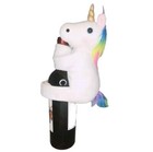 Unicorn Pony Horse Plush Toy Figure Rainbow Pride Wine Bottle Cover Bag Decor