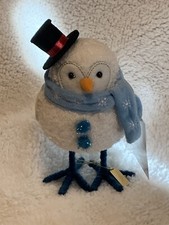 Target Winter Spritz Bird Featherly Friends POWDER 2024 Fabric Bird