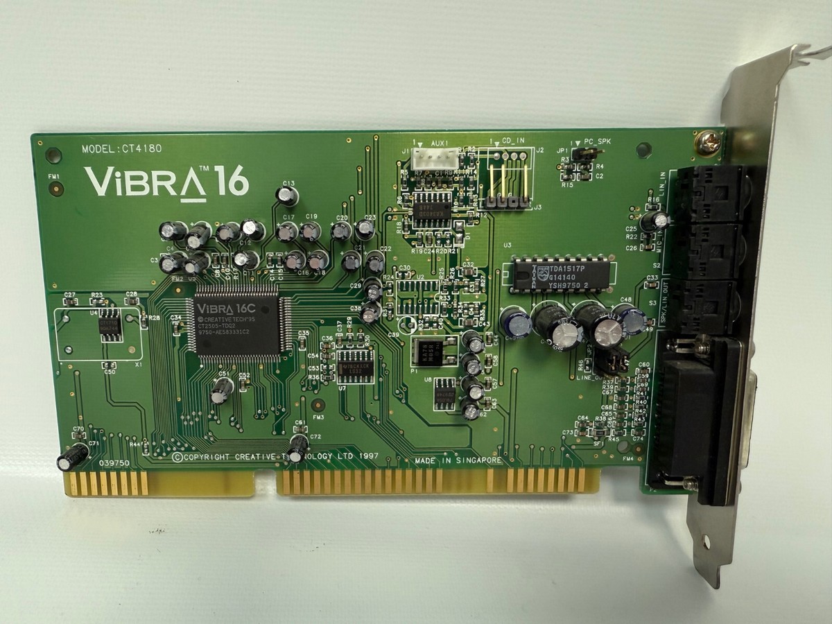 Creative Labs CT4180 サウンドカード Creative Sound Blaster 16 ISA (CT4180) Sound Card for sale