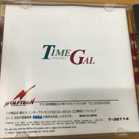 Time Gal Sega Mega-CD 1992 Japanese Ver. TAITO Shipping from JAPAN w/Tracking#
