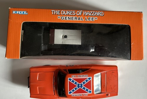 VINTAGE DUKES OF HAZZARD 1969 CHARGER GENERAL LEE 1:25 CAR ERTL 7967 IN OPEN BOX - Picture 9 of 13