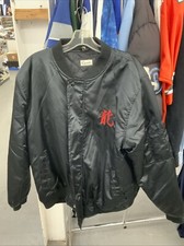 Crown Satin Bomber Jacket With Embroidered Dragon Size Xl