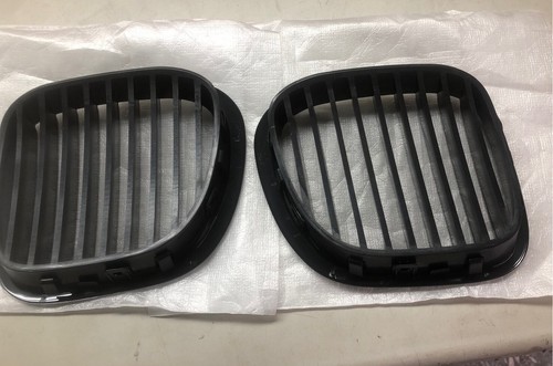 FOR BMW Z3 '1996-'2002 COUPE CONVERTIBLE Front Hood Kidney Grille Glossy Black - Imagen 2 de 3
