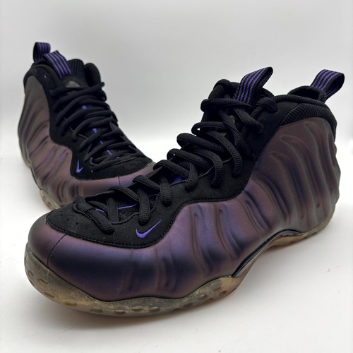 Nike Air Foamposite One Eggplant Purple Black Shoes Size 12 Mens 314996-051 - Picture 6 of 10