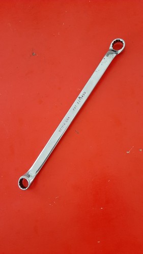 READ Snap-on Tools USA 3/8" - 7/16" Offset Box End Wrench XB1214 12 Point 302 - Picture 8 of 14