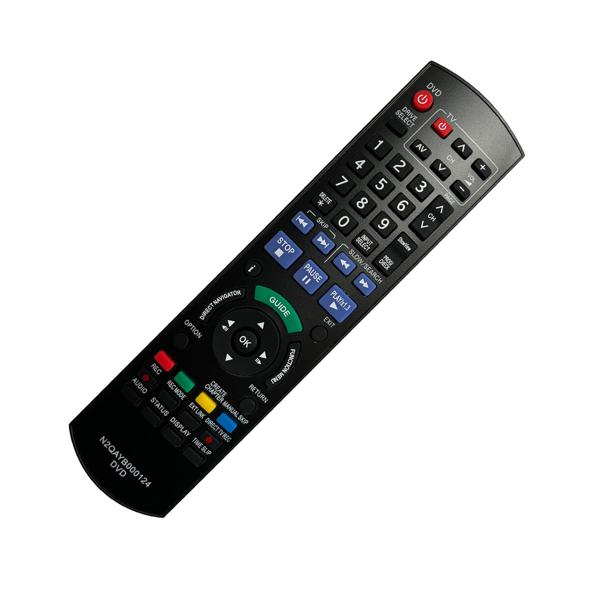 Thumbnail - Ersatz Fernbedienung Für Panasonic Dmr-eh67 Dvd Player