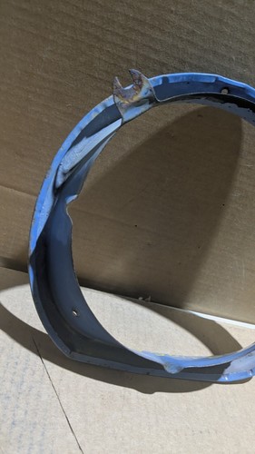 1973 CHEVY VEGA ORIGINAL HEAD LIGHT BEZEL WITH BULB RETAINER RING RH - Picture 9 of 13