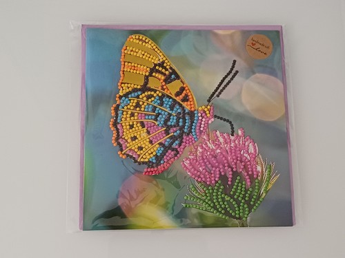 Diamond Painting Karte 18 x 18 cm, Fertig gelegt