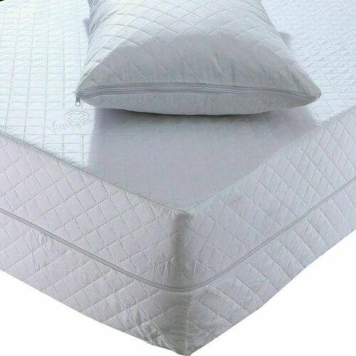 Lujo Diamante Colchón Topper Individual Doble Tamaño King Cubierta Protectora de Cama - Imagen 7 de 22