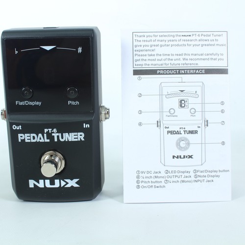 NUX PT-6 PEDAL CHROMATIC TUNER, LED DISPLAY, FLAT TUNING & A4 RANGE - Picture 7 of 7