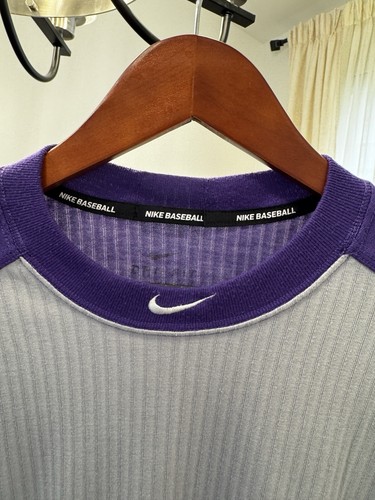 Camiseta de juego para hombre Nike Stock Dri-Fit LS TALLA M púrpura blanco - Imagen 2 de 4