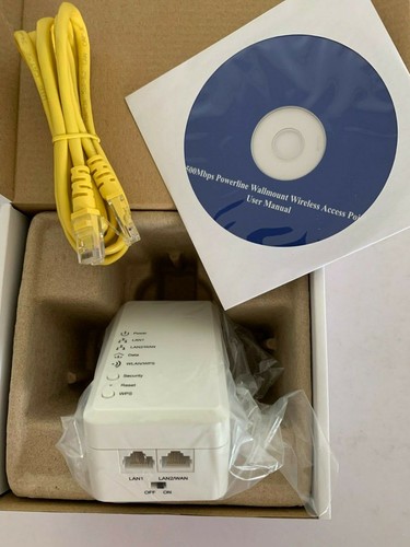 NEWLink NLHP-555W 500Mbps Powerline Wireless Access Point - Single Unit Pack - 第 4/9 張圖片