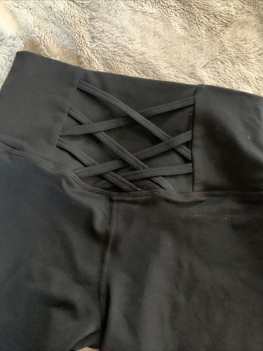 Women Yoga Shorts High Waist Workout Tummy Control Athletic Health Running M - Picture 6 of 9