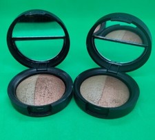Laura Geller Baked Color Intense Shadow Duo STONE/TERRACOTTA 0.26oz LOT OF 2 