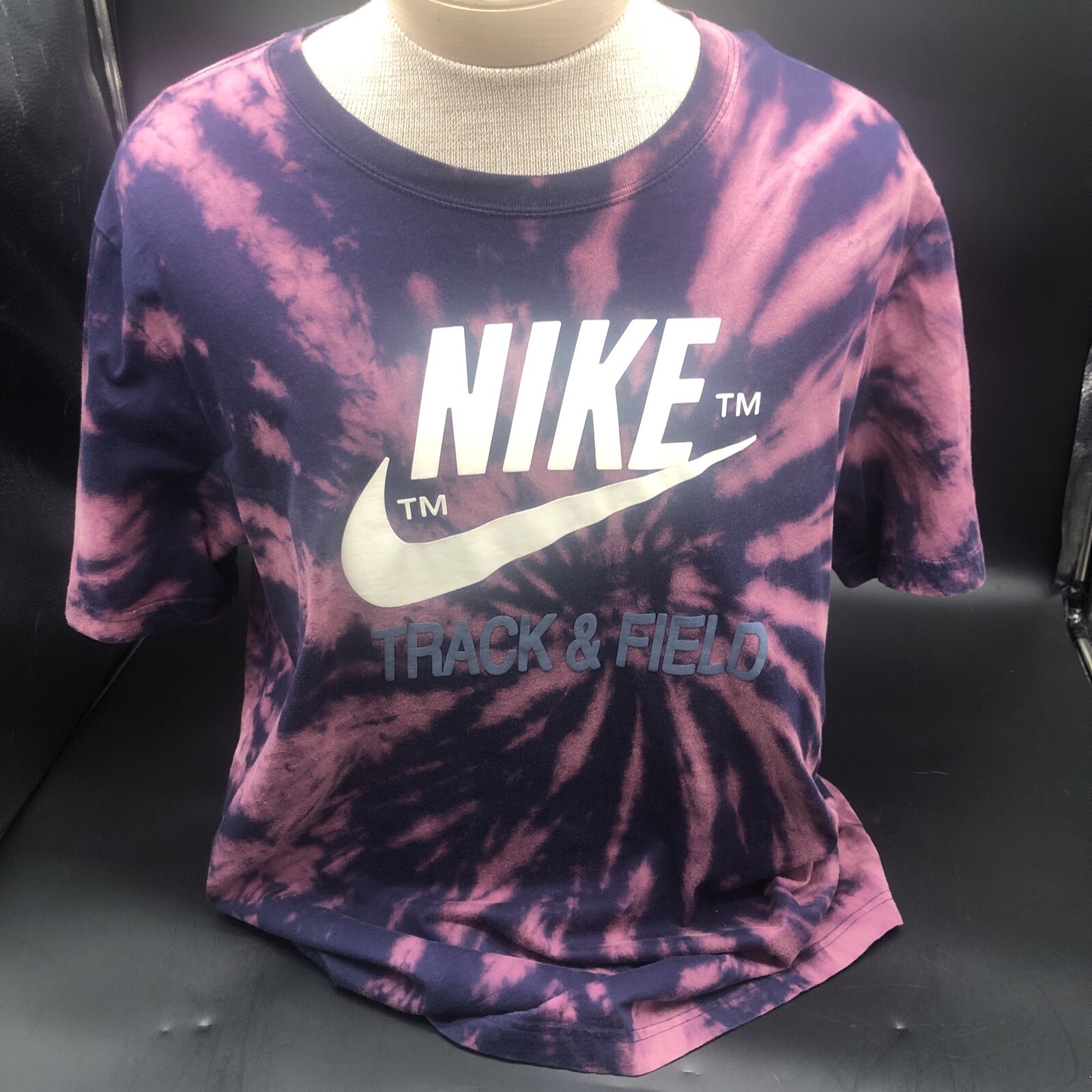 Nike Bleach Tie Dye Tee Shirt Men’s Size XL Gem