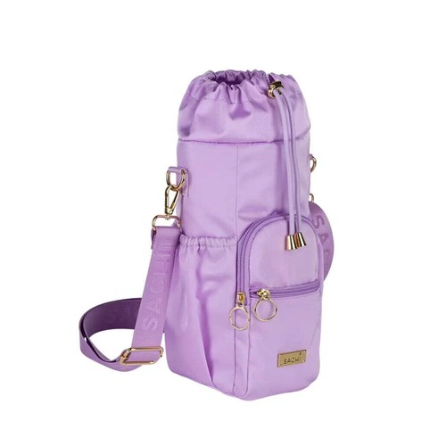 Sachi Crossbody Insulated Bottle Bag Cooles Tote Carrier Purse Orchid - Picture 2 of 7