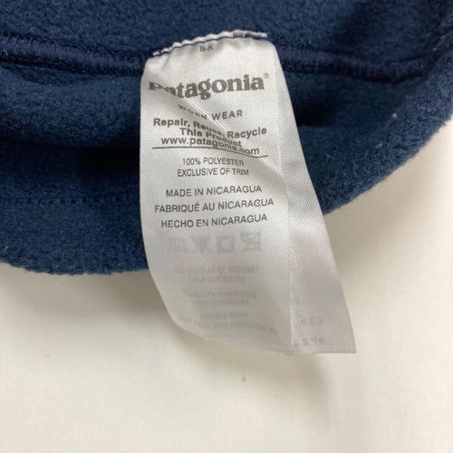 Chaqueta polar Patagonia cremallera completa talla M color azul marino - Imagen 10 de 10