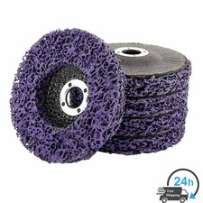 5PCS 4 Inch Poly Strip Disc Wheel Paint Rust Removal Clean for Angle Grinder