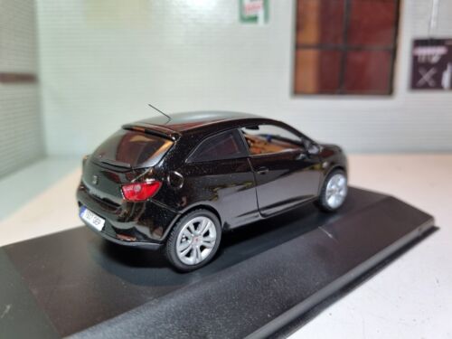 Seat Ibiza SC Black 3 Door Dealer Model 2012 1:43 Diecast Scale Car IXO Norev - Picture 7 of 9