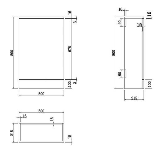 Bathroom Toilet WC Concealed Cistern Unit Pan Soft Close Seat Gloss Grey 500mm - Picture 5 of 12