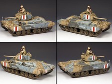 KING COUNTRY EIGHTH ARMY EA078 VALENTINE MK III TANK SET MIB