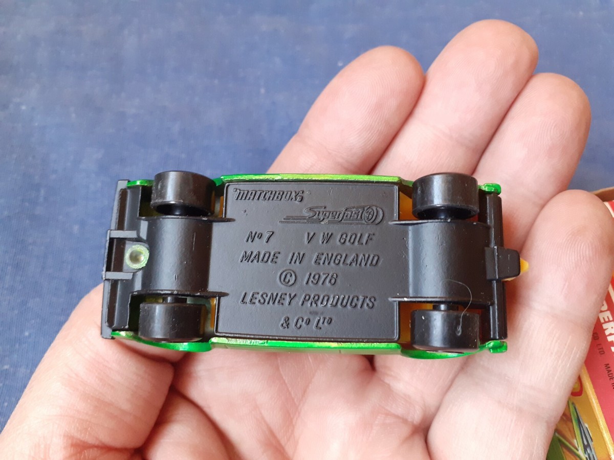 VW Golf 1976 Matchbox #7 Superfast Lesney made in England vgc | eBay