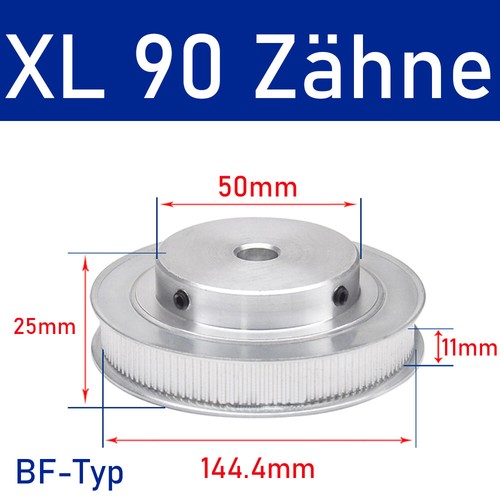 XL 10-100 Zähne Zahnrad Antrieb Riemenscheibe Zahnriemenrad für 10mm/15mm Breite - Bild 40 von 41
