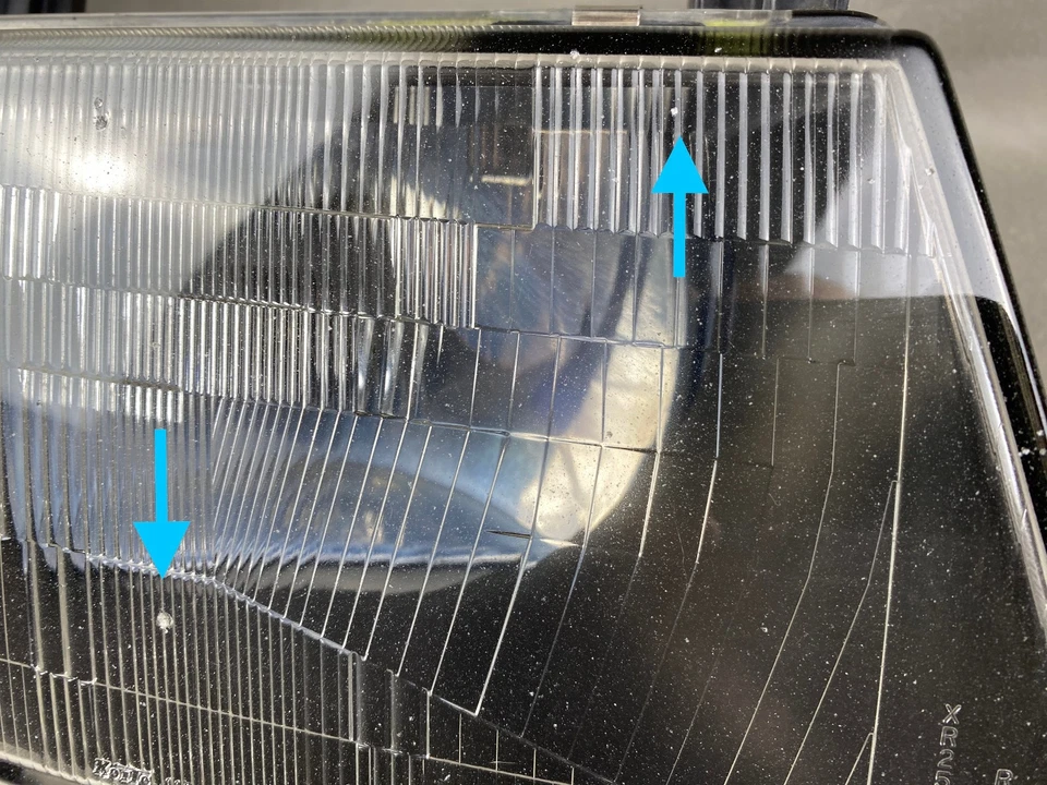 Farol de halogênio lateral direito do passageiro Mitsubishi Montero Sport 1997 - 1999 fabricante de equipamento original - Imagem 4 de 4